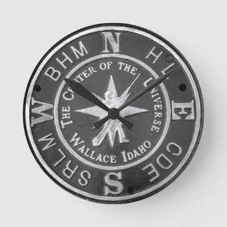 Relógio Redondo Centro do Universo em Wallace Idaho