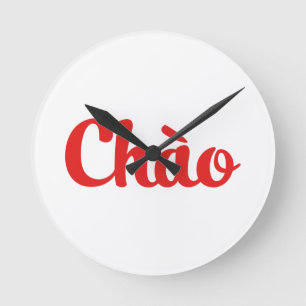 Relógio Redondo Chào/olá! ~ Vietnam/vietnamita/Tiếng Việt