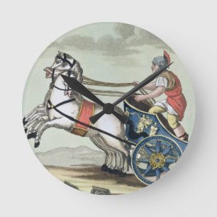 Relógio Redondo Charioteer, de "L'Antica Roma", 1825 (cor