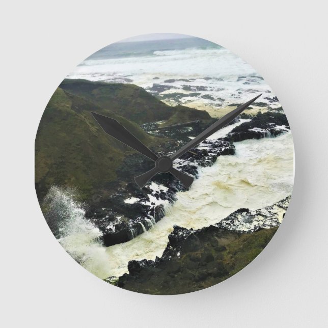 Relógio Redondo Chasm de Cook, Cabo Perpétua, Costa do Oregon (Frente)