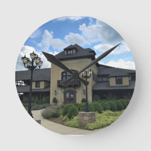 Relógio Redondo Chateau Morrisette Winery, Floyd, Virgínia