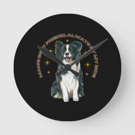 Relógio Redondo Chaveiro acrílico