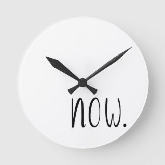 Relógio Redondo Chegou a hora