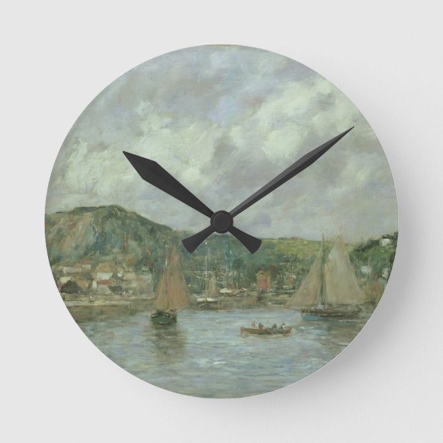 Relógio Redondo Cherbourg, 1883 (óleo em canvas) (Frente)