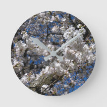 Cherry Blossom Medium Acrywall Clock