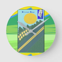 Relógio Redondo Chicken Coup 