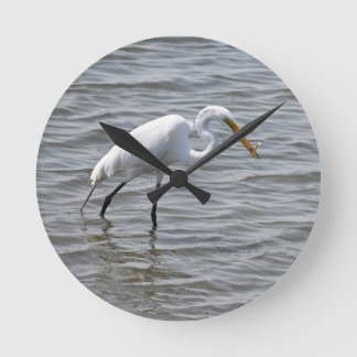 Relógio Redondo Chincoteague Excelente Nacional da Vida Selvagem H