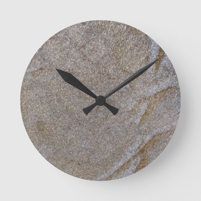 Relógio Redondo chips de latão de ouro  (Frente)