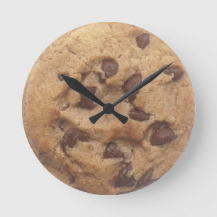 Relógio Redondo Choc Chip Cookie