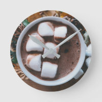 Chocolate quente e cacau marshmallow