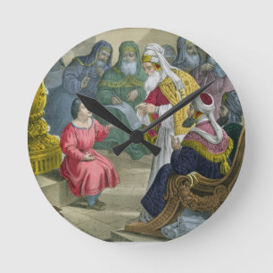 Relógio Redondo Christ with the Doctors in the Temple, from a bibl