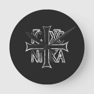 Relógio Redondo Christograma ICHC NIKA