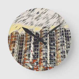 Relógio Redondo Cidade