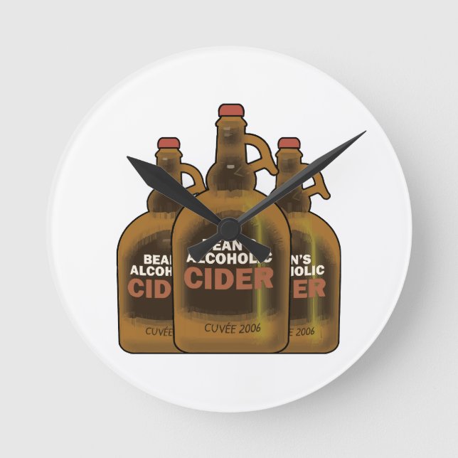 Relógio Redondo Cidra de Feijão (Frente)