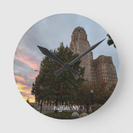 Relógio Redondo City Hall and Sunset