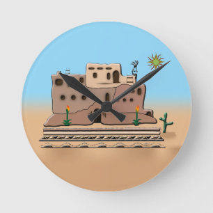 Relógio Redondo Clay House