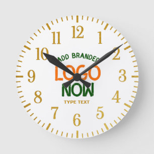 RELÓGIO REDONDO CLIENTE SIMPLES E CONTEMPORÁRIO CLEAN BRANCO FASHI