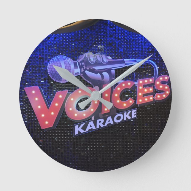 Relógio Redondo Clock. (Frente)