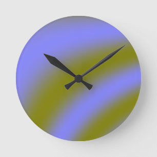 Relógio Redondo Clock de Parede de Nuvens Fluorescentes