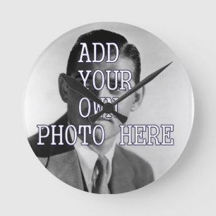 RELÓGIO REDONDO CLOCK DE PAREDE PERSONALIZÁVEL - ADICIONE SUAS PRÓ