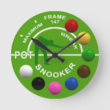 Clock Máximo de Quebras de Jogadores de Snooker