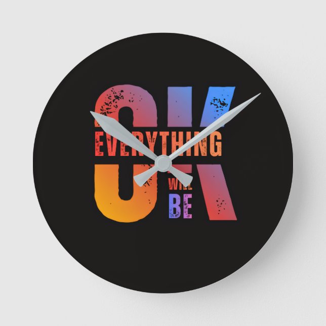 Relógio Redondo Clockify your Style (Frente)