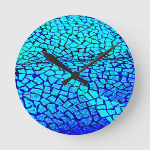 Relógio Redondo Clocks-Misc/Abstrato-Mosaicos 3
