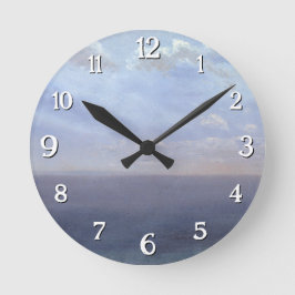 Relógio Redondo Cloud Study with Sea and Sky - Albert Bierstadt