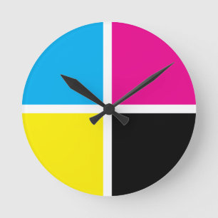 Relógio Redondo cmyk