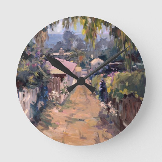 Relógio Redondo Coastal Pathway (Frente)