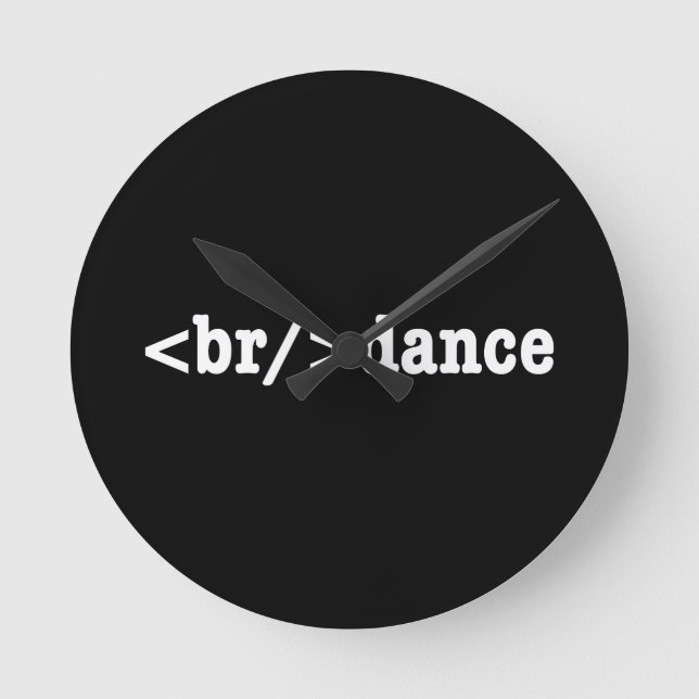 Relógio Redondo código HTML de quebra (Frente)