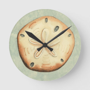 Relógio Redondo Coletor de shell