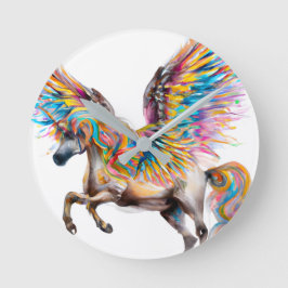 Relógio Redondo Colorida Pegasus