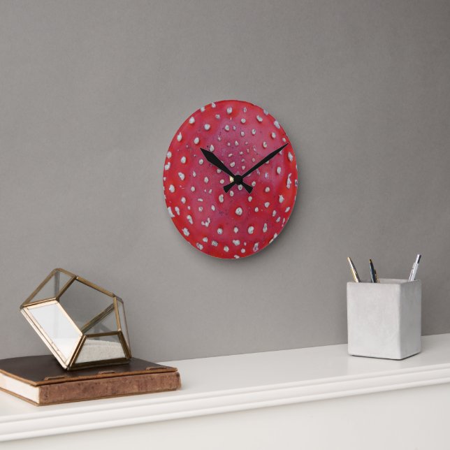 Relógio Redondo Colorida Voadora Amantis Pattern Wall Clock (Escritório)