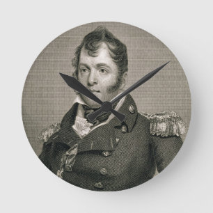 Relógio Redondo Commodore Oliver Hazard Perry (1785-1819), engrave