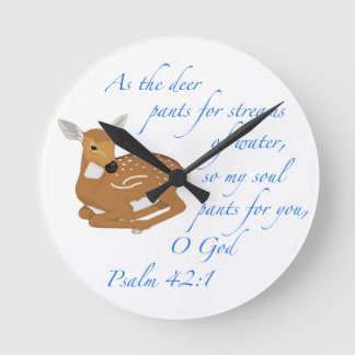 Relógio Redondo Como os cervos cronometram