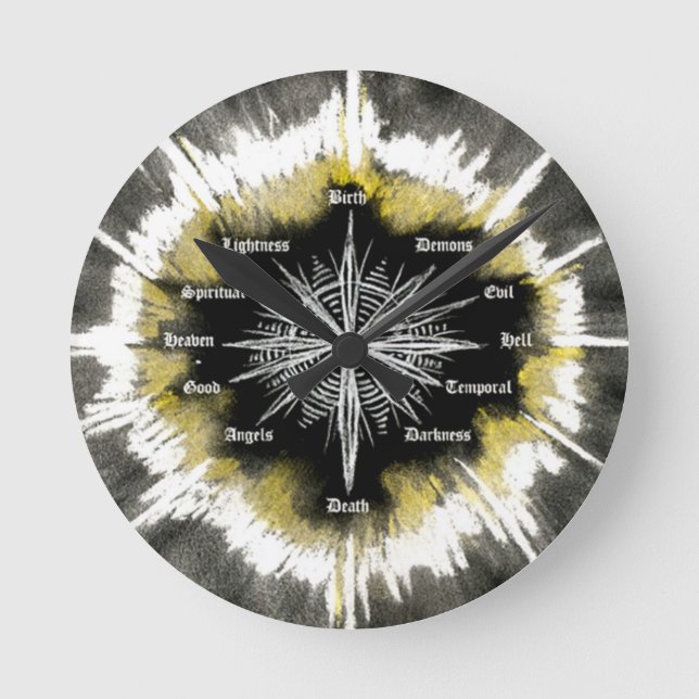 Relógio Redondo Compulsão espiritual (Frente)