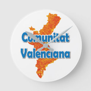 Relógio Redondo Comunidade Valenciana
