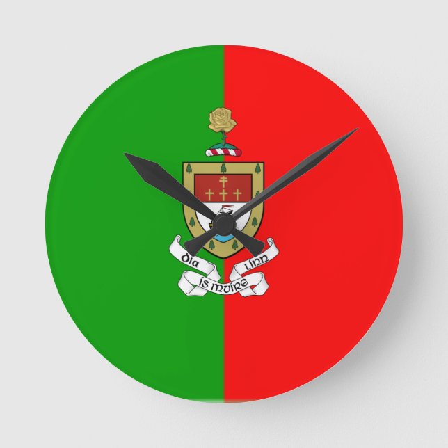 Relógio Redondo Condado de Mayo (Frente)