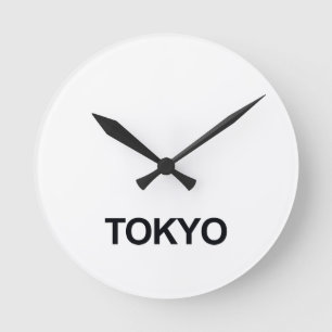 RELÓGIO REDONDO CONJUNTO DE CLOCKS DE TOKYO WORLDWIZONE