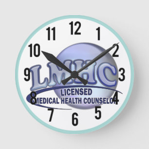 RELÓGIO REDONDO CONSELHEIRO MÉDICO LICENCIADO LMHC DA SAÚDE