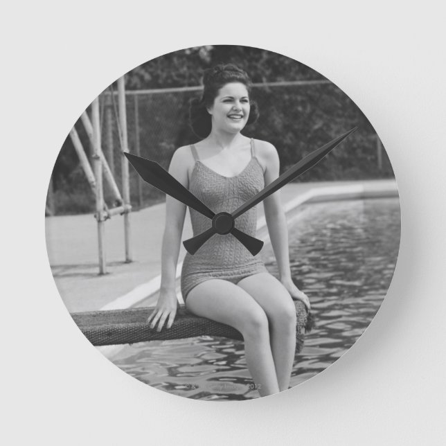 Relógio Redondo Conselho de mergulho (Frente)