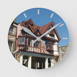 Relógio Redondo Construção de carvalho Tudor, Edimburgo, Escóci