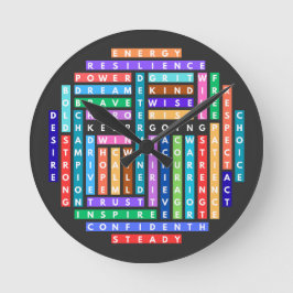 Relógio Redondo Continuar Indo Para O Círculo De Busca Motivaciona