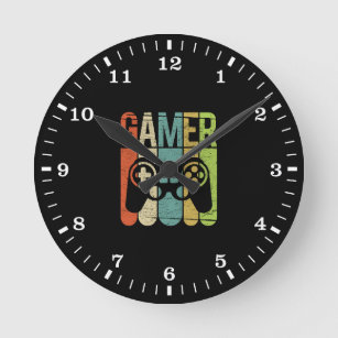 Relógio Redondo Controlador do jogo do Gamer