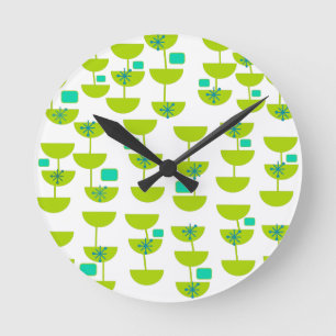 Relógio Redondo Copas Modernas do Século médio 