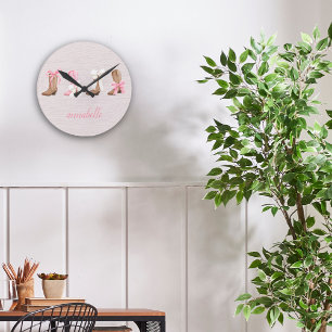 Relógio Redondo Coquette Coquette Boots personalizados