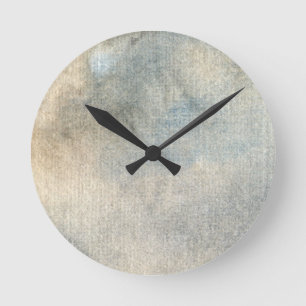Relógio Redondo cor d'água de fundo