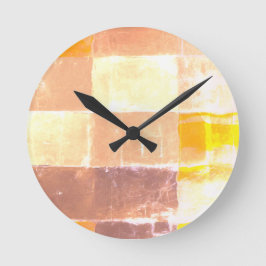 Relógio Redondo Cores Amarelas Vwndretti