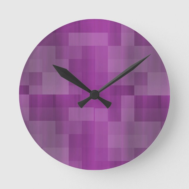 Relógio Redondo Cores de estilos clássicos (Frente)